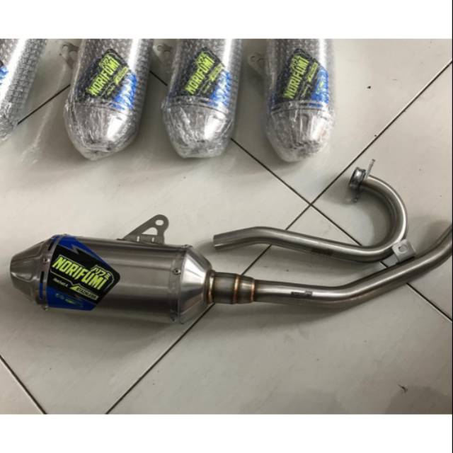 Knalpot original norifumi roket 4 for klx dan crf150