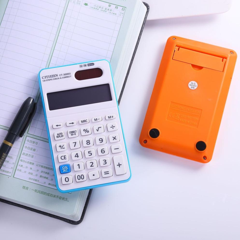 

HOT ITEM 7923 Kalkulator CT-3000 12 Digit -Kalkulator Check / Kakulator Dagang Besar / Calculator CT 3000 ヹ