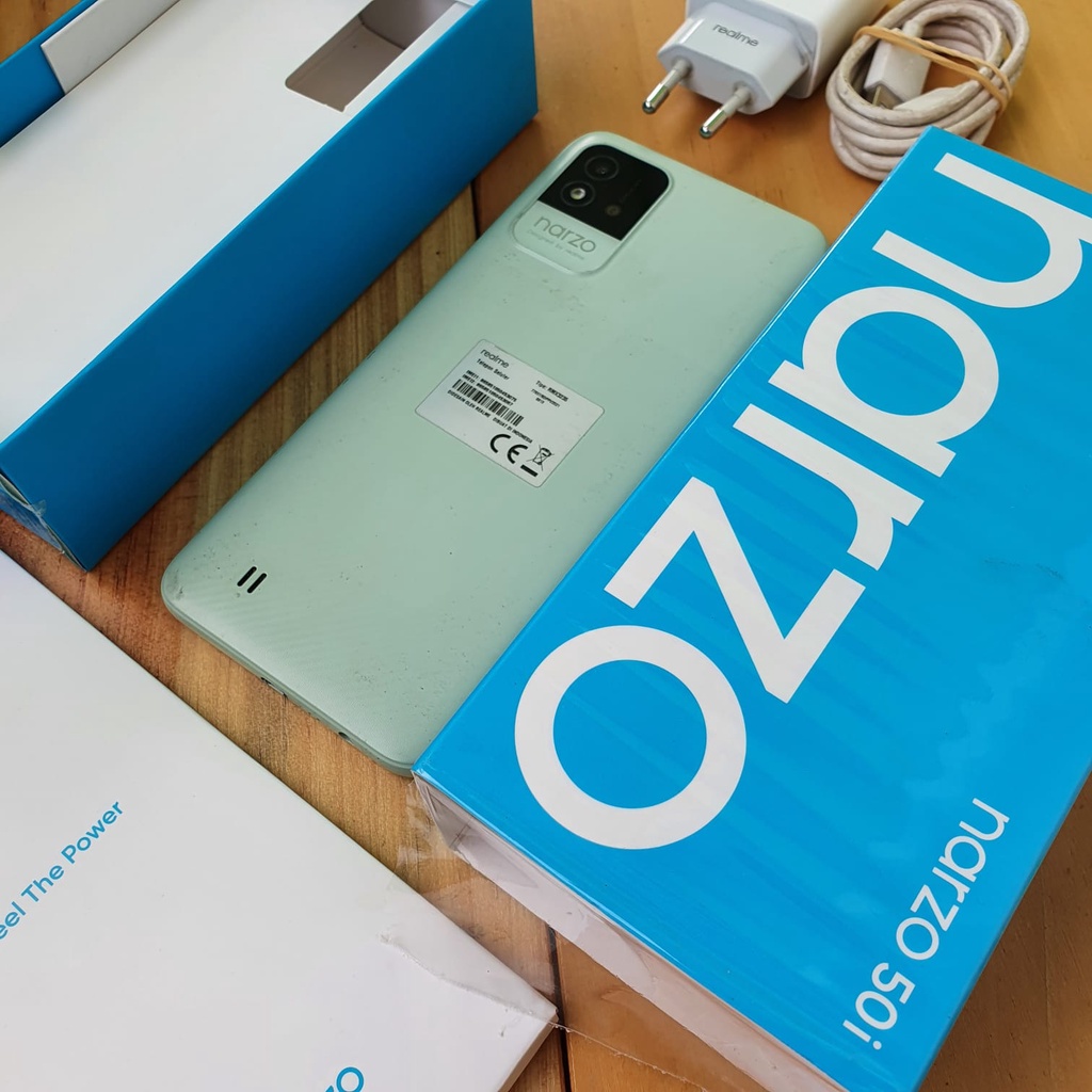 REALME NARZO 50i SECOND 4/64GB HANDPHONE SECOND HP SEKEN HP BEKAS HP MURAH