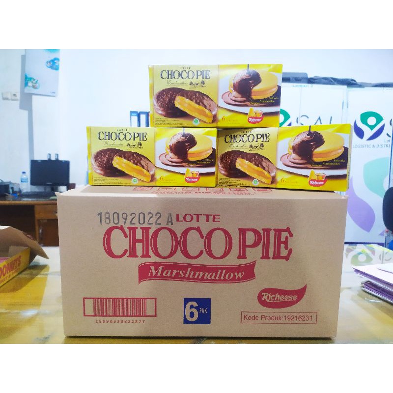 

Lotte Choco Pie Marsmallow 6 P