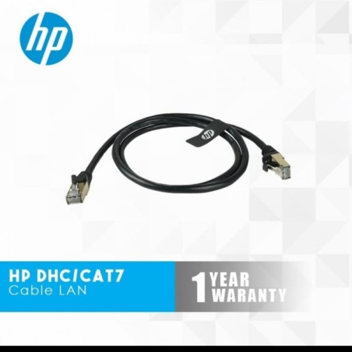 PATCHCORD CAT 7 HP ORIGINAL DHC-CAT7-FTP 2M KABEL LAN FLAT FTP 2 METER