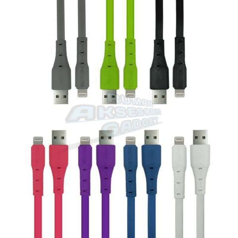 Wellcomm lightning kabel data bis IP support fast charger charging welcome termurah