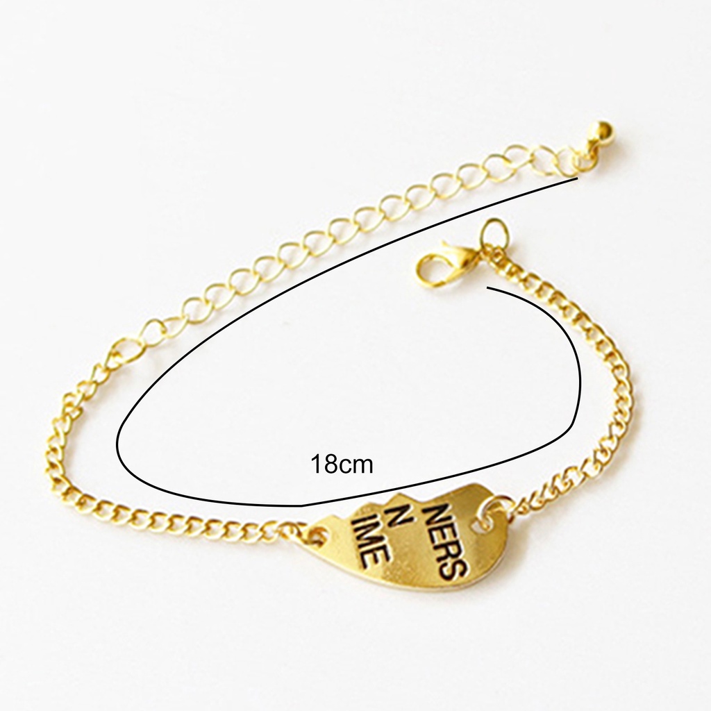 Hu Hu Hu Hu Hu Alat Bantu Pasang Kacamata♡ 2pcs Gelang Bangle Wanita Bentuk Hati Bahan Alloy Untuk Pesta