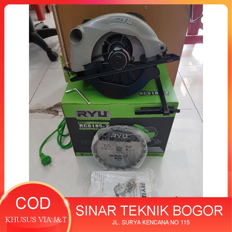 RYU RCS 185-2 Mesin Potong Kayu RCS185-2 gergaji circular saw circle 7"