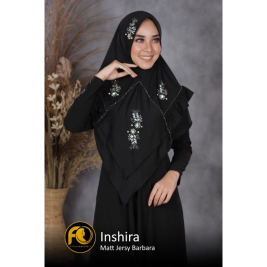 INSHIRA ori FO Hijab  Syar'i Instan Simple Soft Pad Mutiara