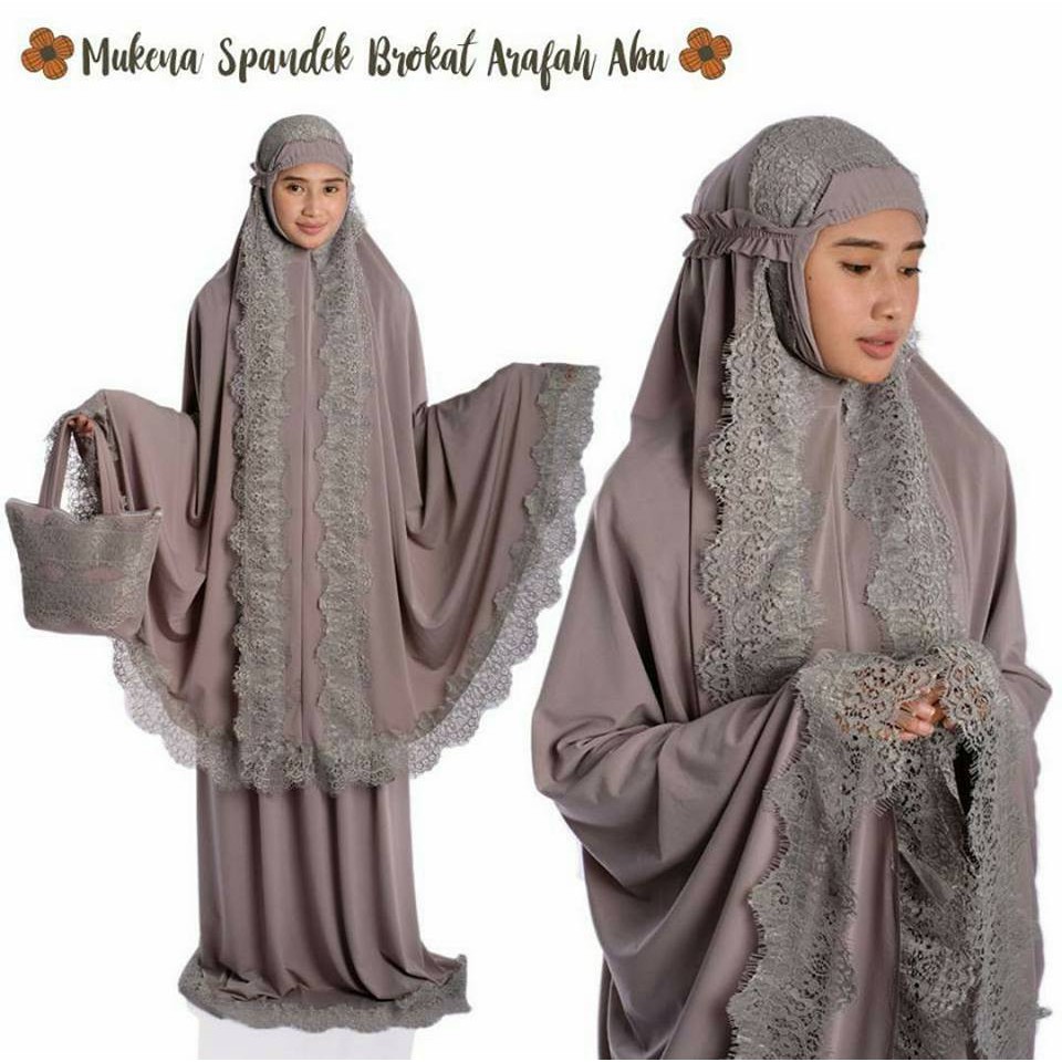 Mukena Dewasa Spandek  Brukat Arafah