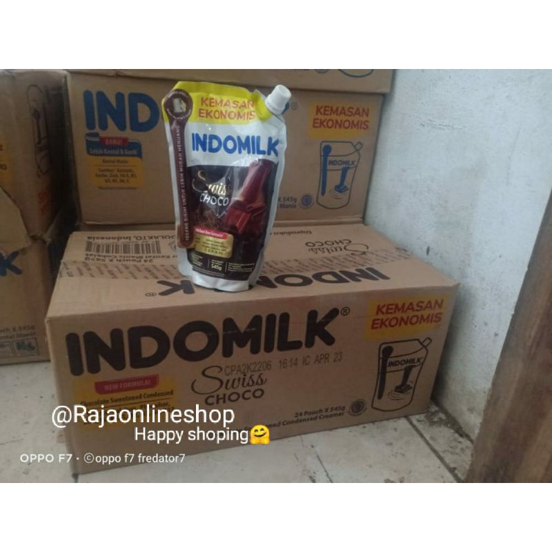 

INDOMILK Krimer Kental Manis Swiss Choco/Putih Pouch 545 g