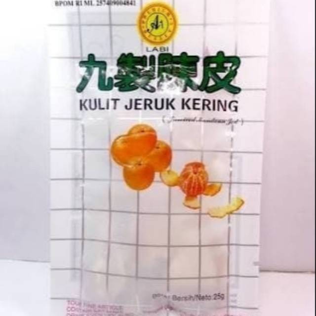 Manisan kulit jeruk kering/Mandarin orange peel