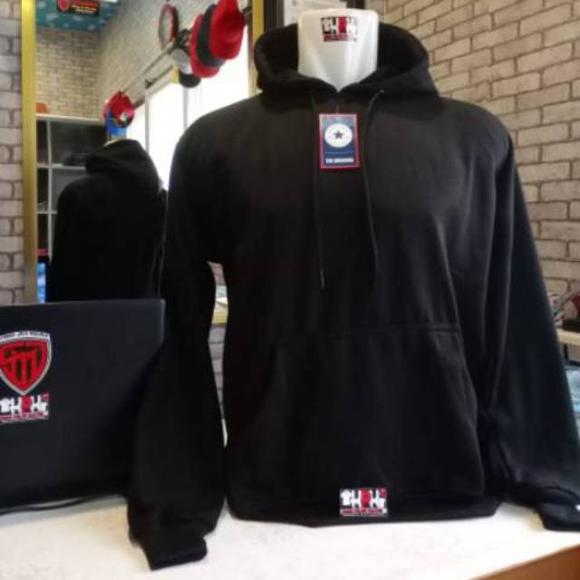 Hoodie Jumper Polos Bahan Cotton Fleece Polos