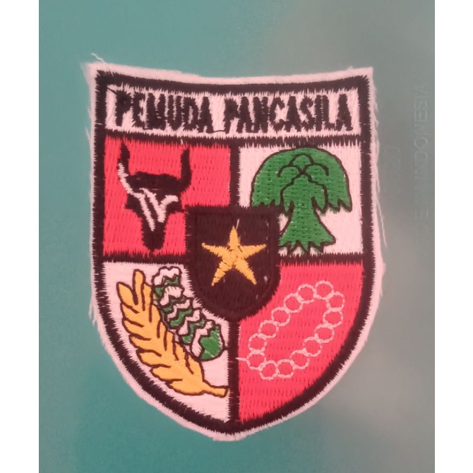 atribut bet bordir pemuda pancasila