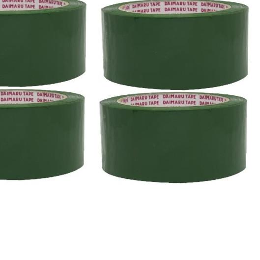 

☊ [Dapat 4pcs] Daimaru OPP Lakban Hijau 48mm x 90 Yard ☉