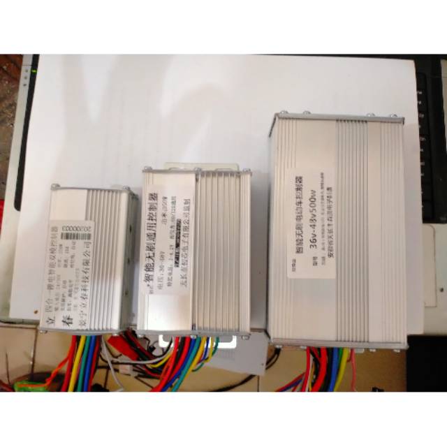 Controller universal Sepeda Listrik 24/36/48 250 /350/500 watt gogren united indobike superrider dll