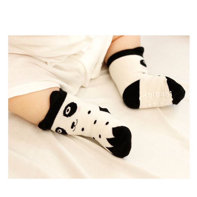 Kaos Kaki Bayi import Premium Korea Lucu Dengan Anti Slip Unik Motif Animal