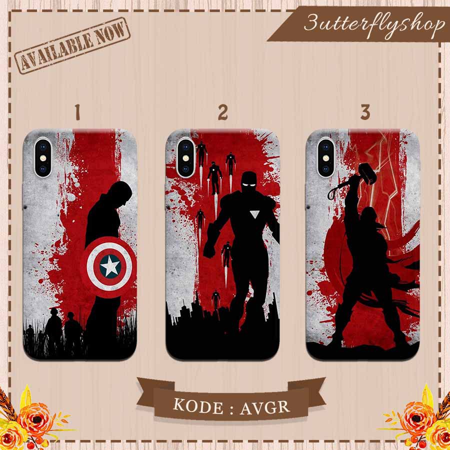 Avengers captain amerika case Oppo Vivo Realme Redmi Xiaomi Samsung iphone