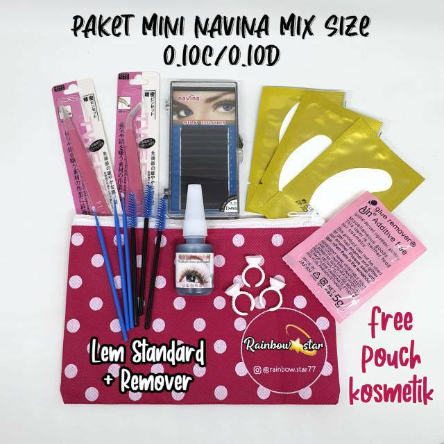 Paket Mini Eyelash Extension / Paket Eyelash Extension + Remover