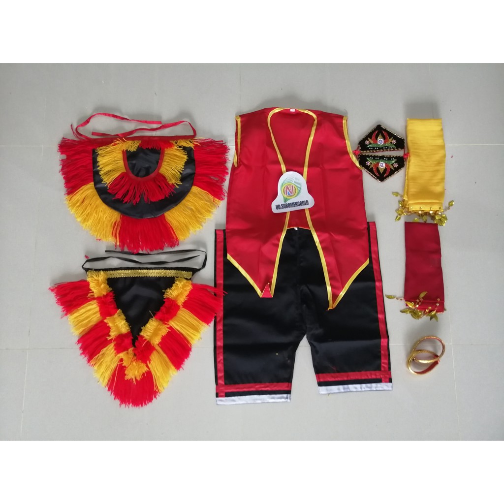 Jual KOSTUM GANONG ANAK TANPA TOPENG (PAKAIAN SAJA) / GANONGAN / BUJANG ...