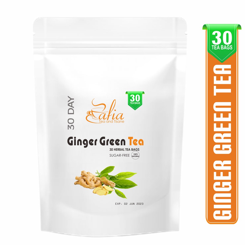 

Ginger Green Tea : Teh jahe dan Green Tea ( Isi : 30 Bag )