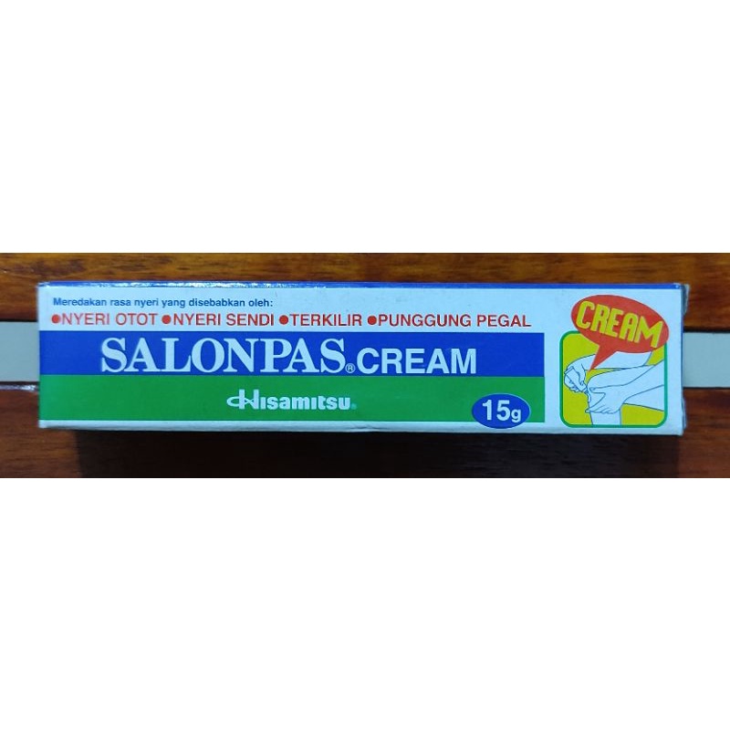 SalonPas Cream 15 Gram / Pereda Nyeri / Memar / Keseleo