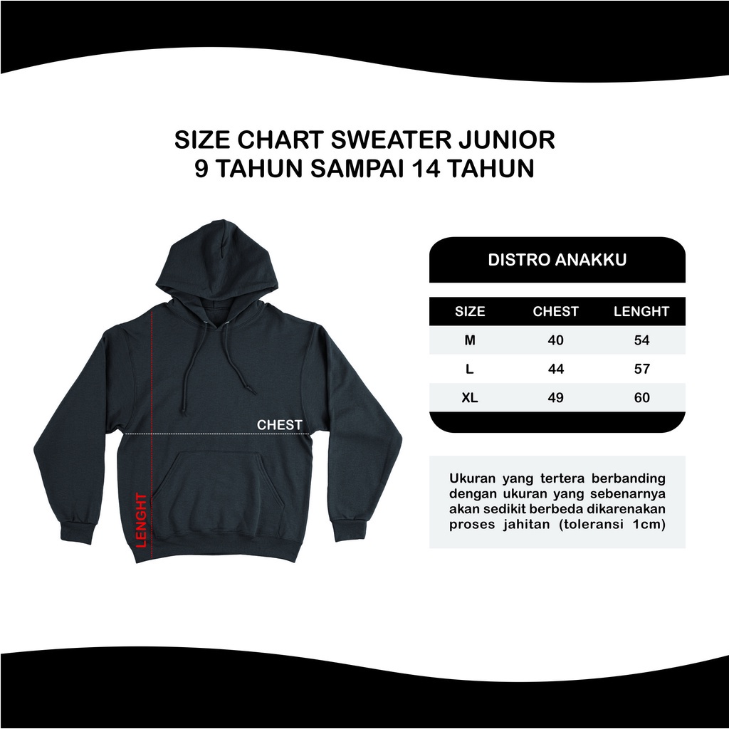 Sweater Hoodie Anak Sweater Anak Fleece Unisex 2 sampai 14 tahun