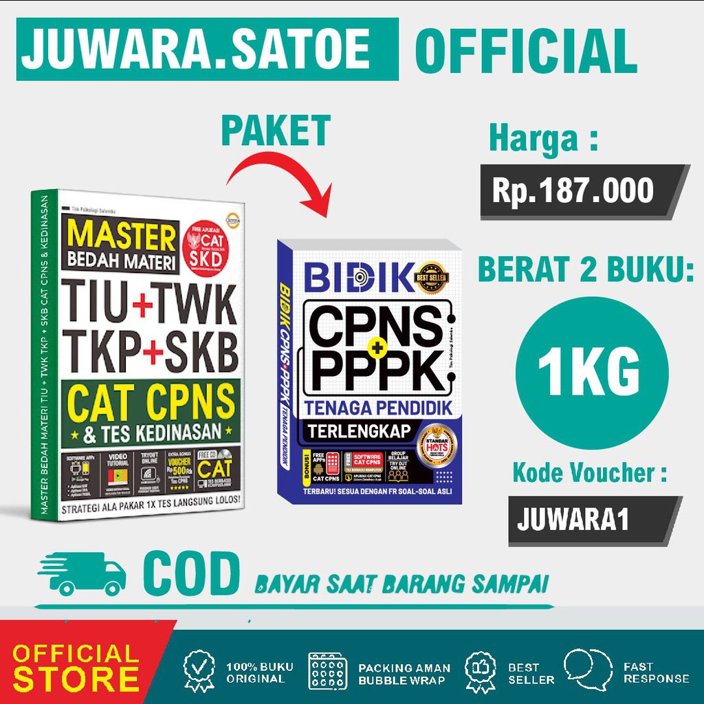 Buku Bidik Cpns Pppk Tenaga Pendidik 2021 2022 Shopee Indonesia