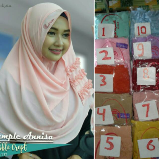 PHASMINA INSTAN /JILBAB PESTA /JILBAB KEKINIAN