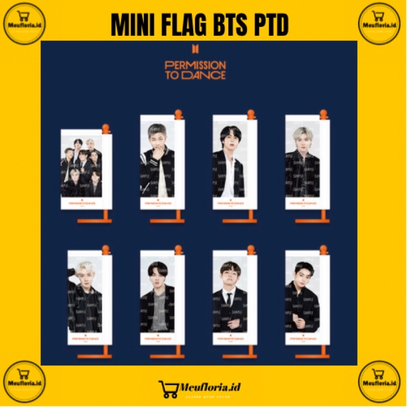 [READY STOCK] MINI FLAG BTS PTD