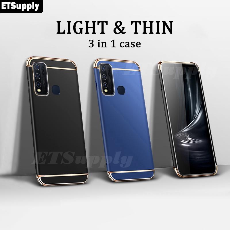 For Vivo Y30i Case Vivo Y50 Y30 Cover 360 Full Protection Ultra Slim Hard Matte Electroplated Phone Casing For Vivo Y30 Vivo Y50 Case Housing Shell Shopee Indonesia