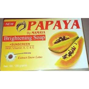 Sabun Papaya 135gr / Sabun Pembersih + Pemutih  Wajah