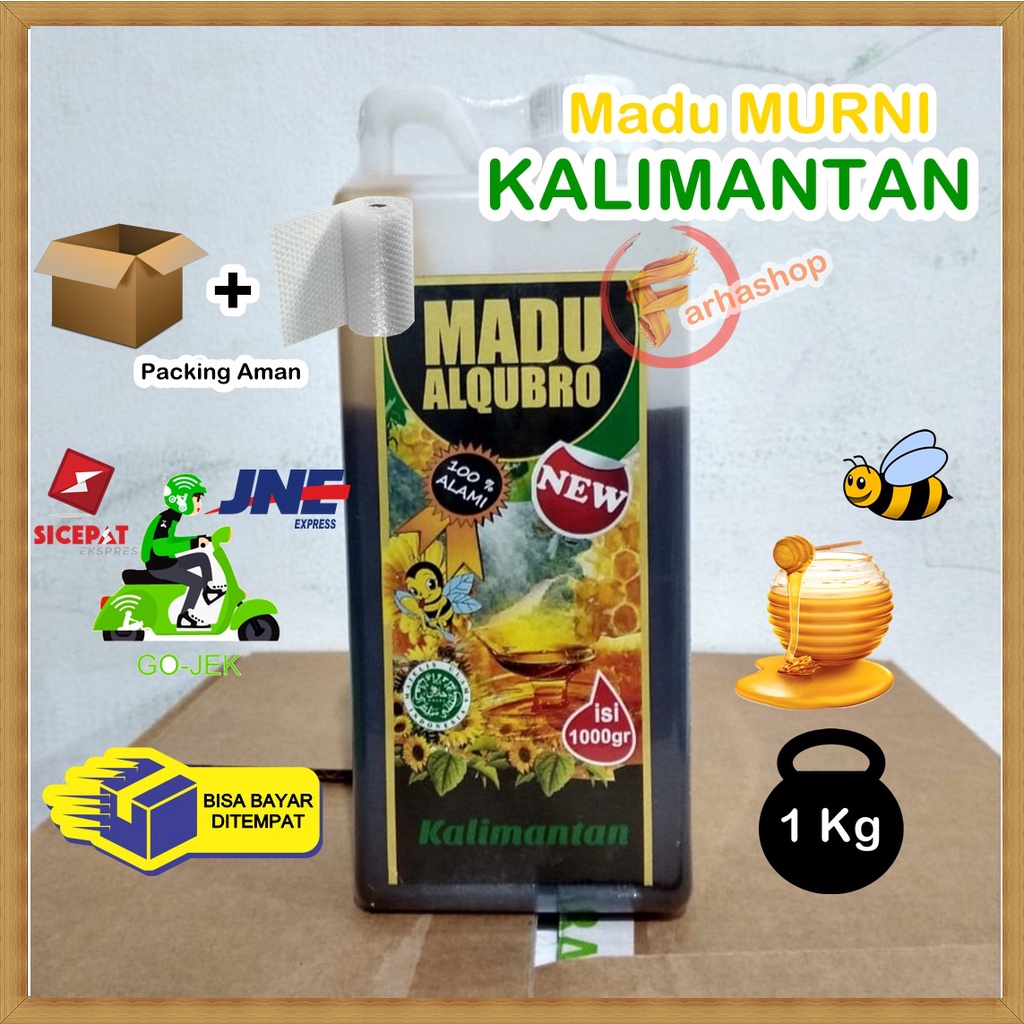 Madu MURNI | Madu AL QUBRO | Madu KALIMANTAN | Madu HUTAN | Madu 1 kg Murah | Daya Tahan Tubuh