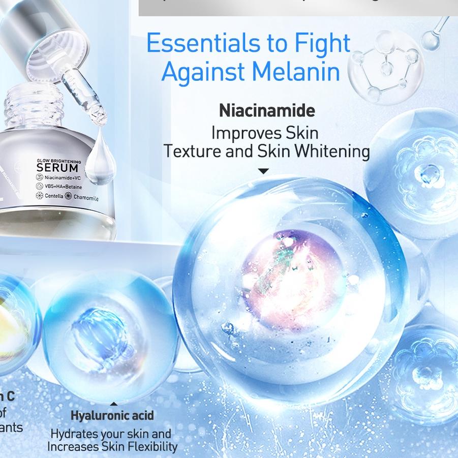 []Premiere Beaute Skincare Package Set Facial Wash+Toner+Night Cream+Sunscreen+Serum Luminous White 
