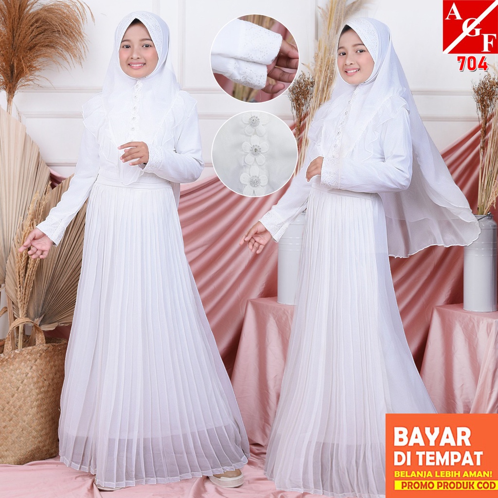 Agnes Hijab - Riza Kids Gamis Anak Perempuan & Dewasa Baju Muslim Anak Gamis Terbaru 2024 Dress Anak