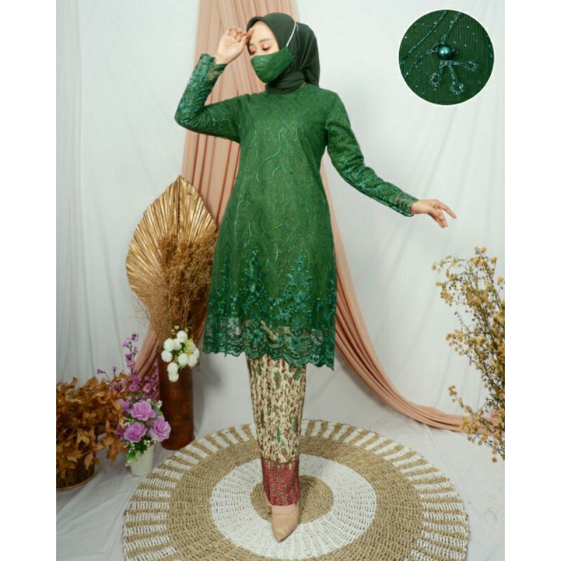 TUNIK TULLE MUTIARA / TILLE PADANG