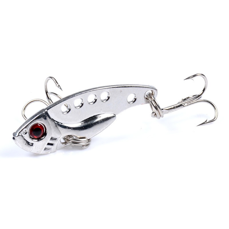 4Pcs VIB Sinking Umpan Pancing Fishing Lure 3.5cm 3.5g Swimbait Bass Wobbler Hard Bait Memancing Tackle