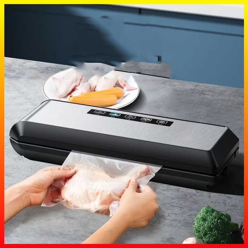 Pompa Vacuum Sealer Mesin Penyegel Automatic Daya Sedot Kuat 80 KPA HP-9007 - 7ROTKLSV