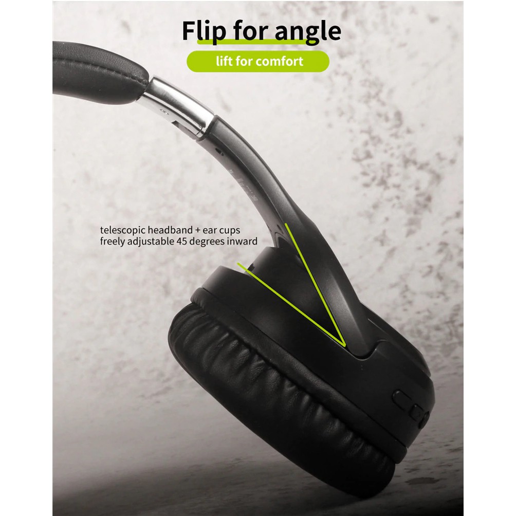 Wireless Headset Headphone Bluetooth 5.0 with Mic