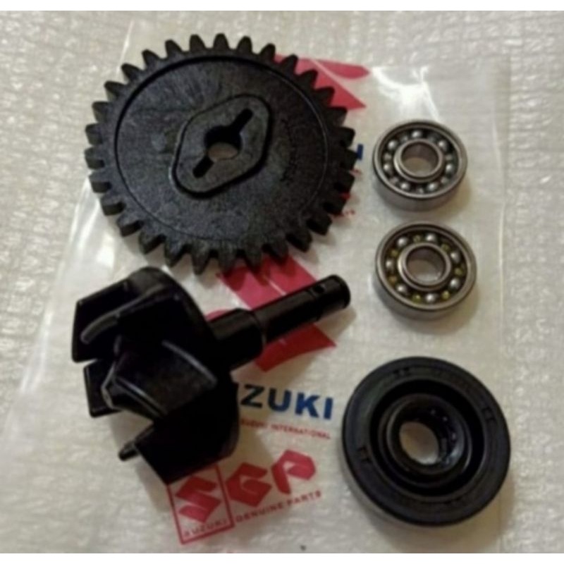 AS KIPAS RADIATOR SET SEAL BEARING LAHER GSX 150R SATRIA FU INJEKSI ORIGINAL SUZUKI SGP