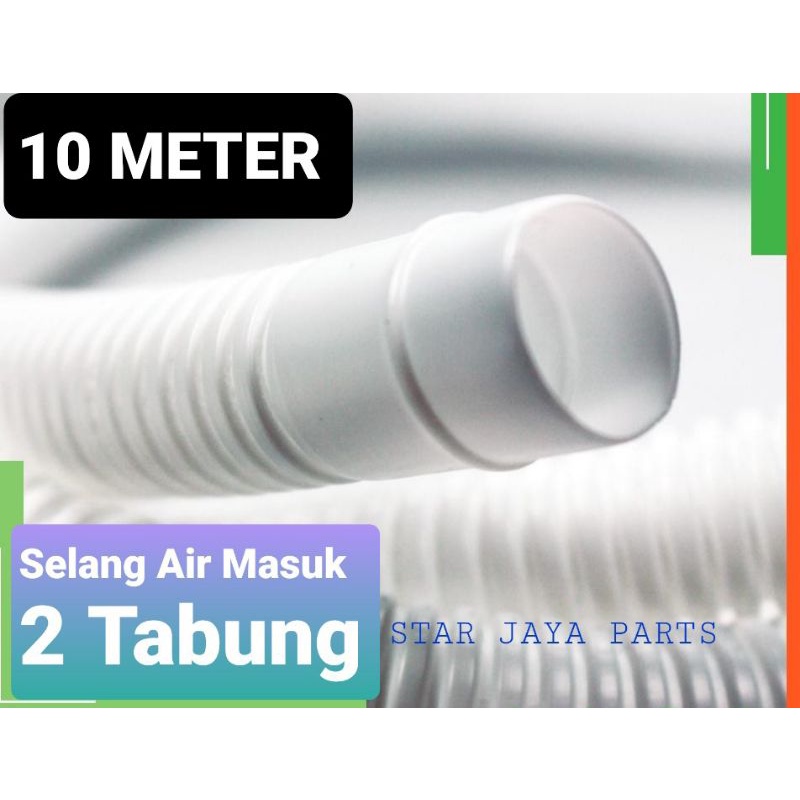 Selang Air Masuk Inlet Mesin Cuci 2 Tabung bisa pembuangan outlet AC