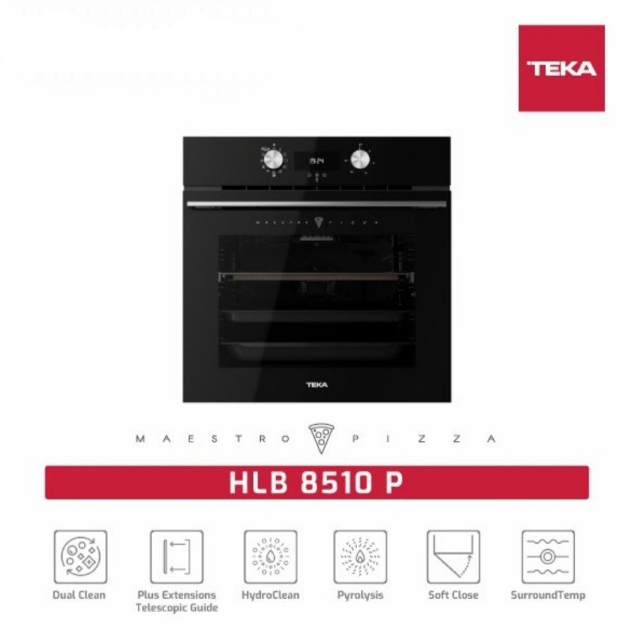 Oven Tanam/Built-in Oven HLB 8510 Maestro Pizza Capacity 71L