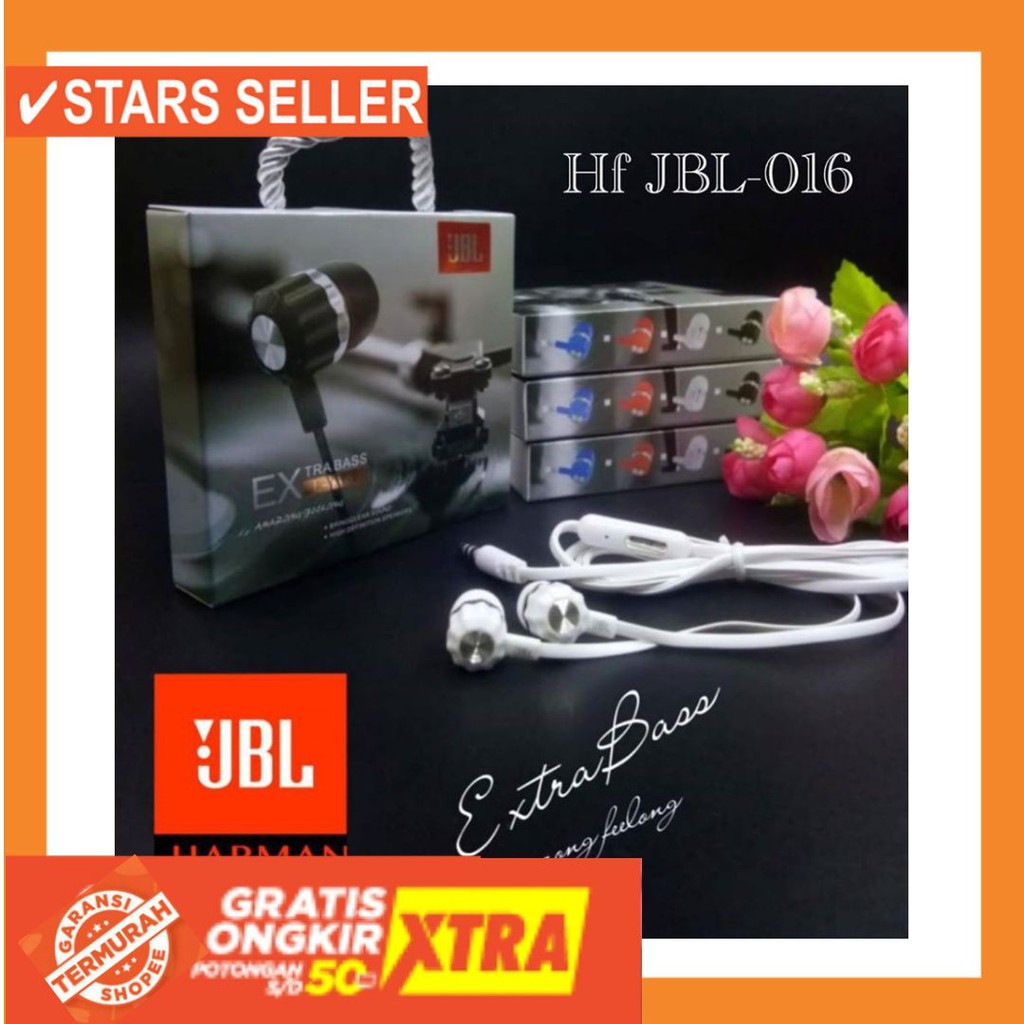 SUPER AWET ORIGINAL ASLI TAHAN LAMA BAGUS MURAH ORI IMPORT  / HF headseat JBL L016 EXTRA BASS -