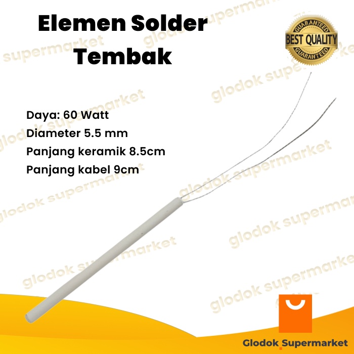 Element Solder Tembak AC 60w Elemen Keramik 60 Watt