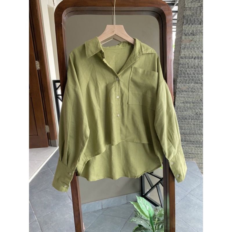 Jual Kemeja Crop Linen Shopee Indonesia