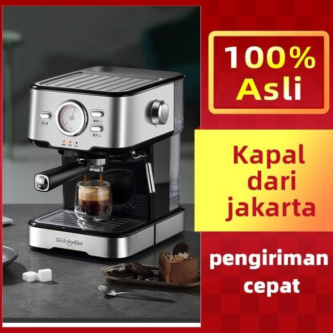 Ready oke] Mesin Kopi Espresso, Mesin Kopi Otomatis Pembuat Delonghi Italy Pump