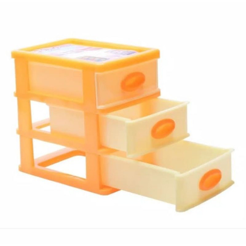 Laci Mini Container Susun 3 Shinpo 363-3 / Box Container Tempat Penyimpanan Plastik / Kotak Obat P3k