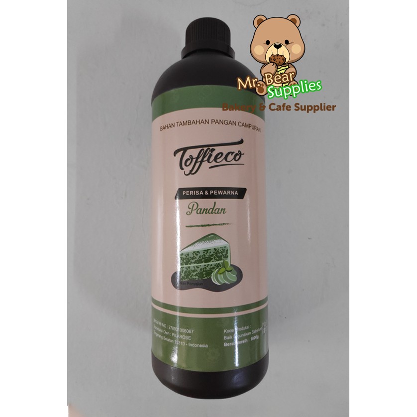 

Toffieco Perisa dan Pewarna Pandan 1000 g