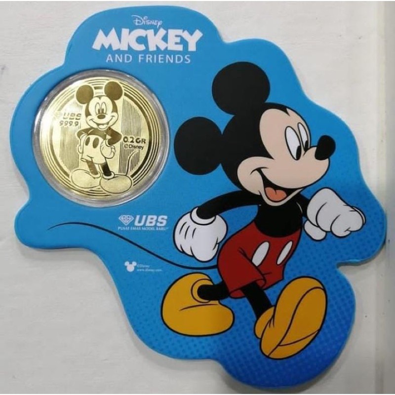 UBS Mickey Mouse 0,1 gr dan 0,2gr
