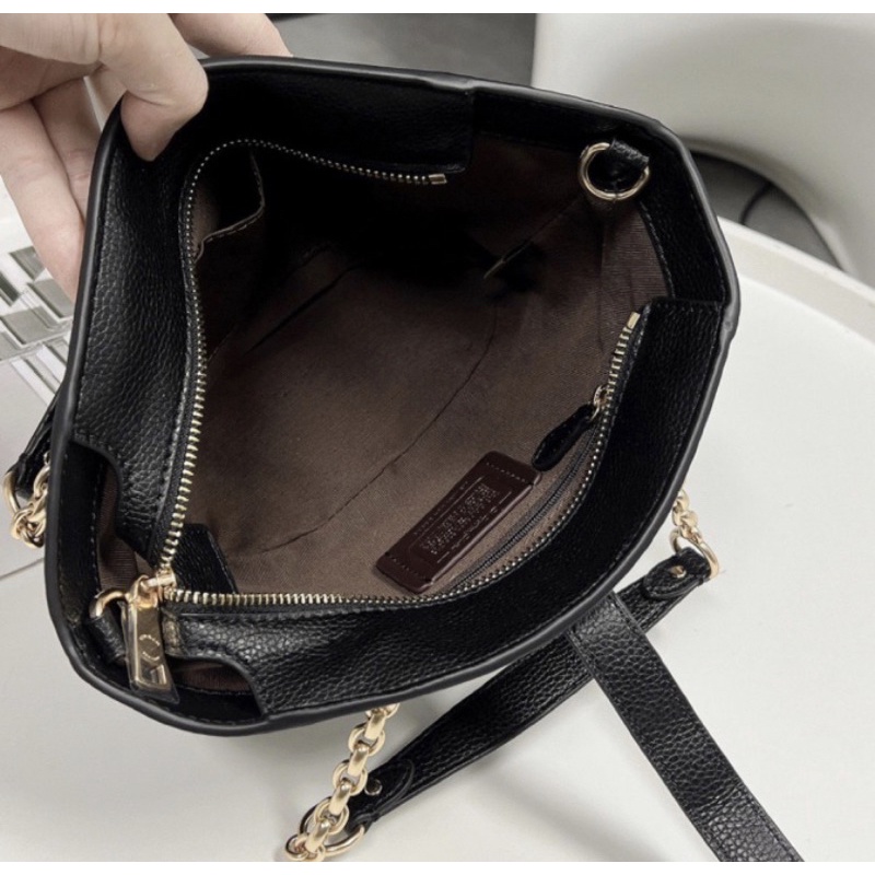 Coach Lane Bucket Bag - Black (C8399)