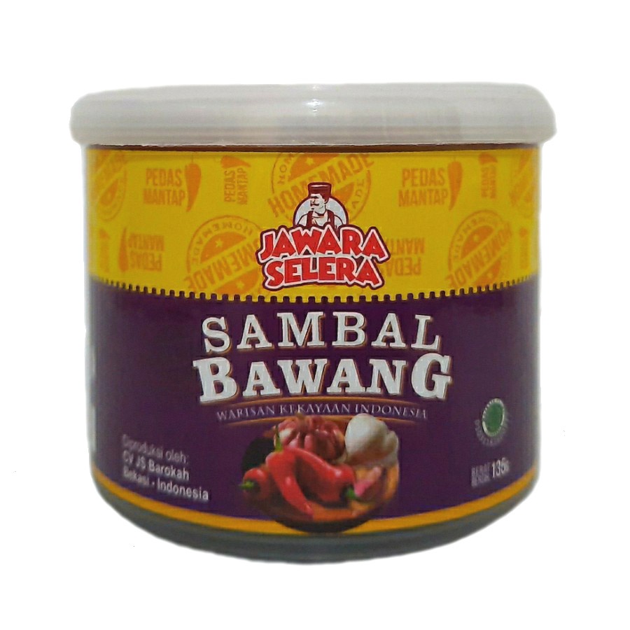 Sambal Bawang JS Jawara Selera - 135 Gram