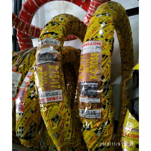 Ban Swallow Xcross Ring 17 Ukuran 275