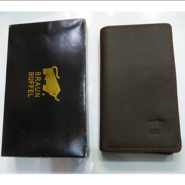 Dompet 3/4 kulit asli braunbuffel