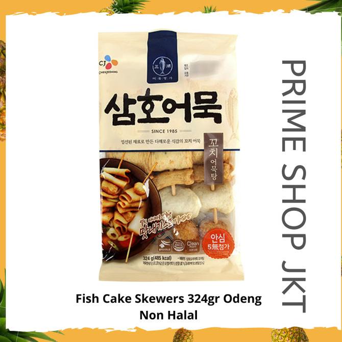 

CJ Fish Cake For Odeng Soup 324gr Fish Cake Skewers Korea Kue Ikan